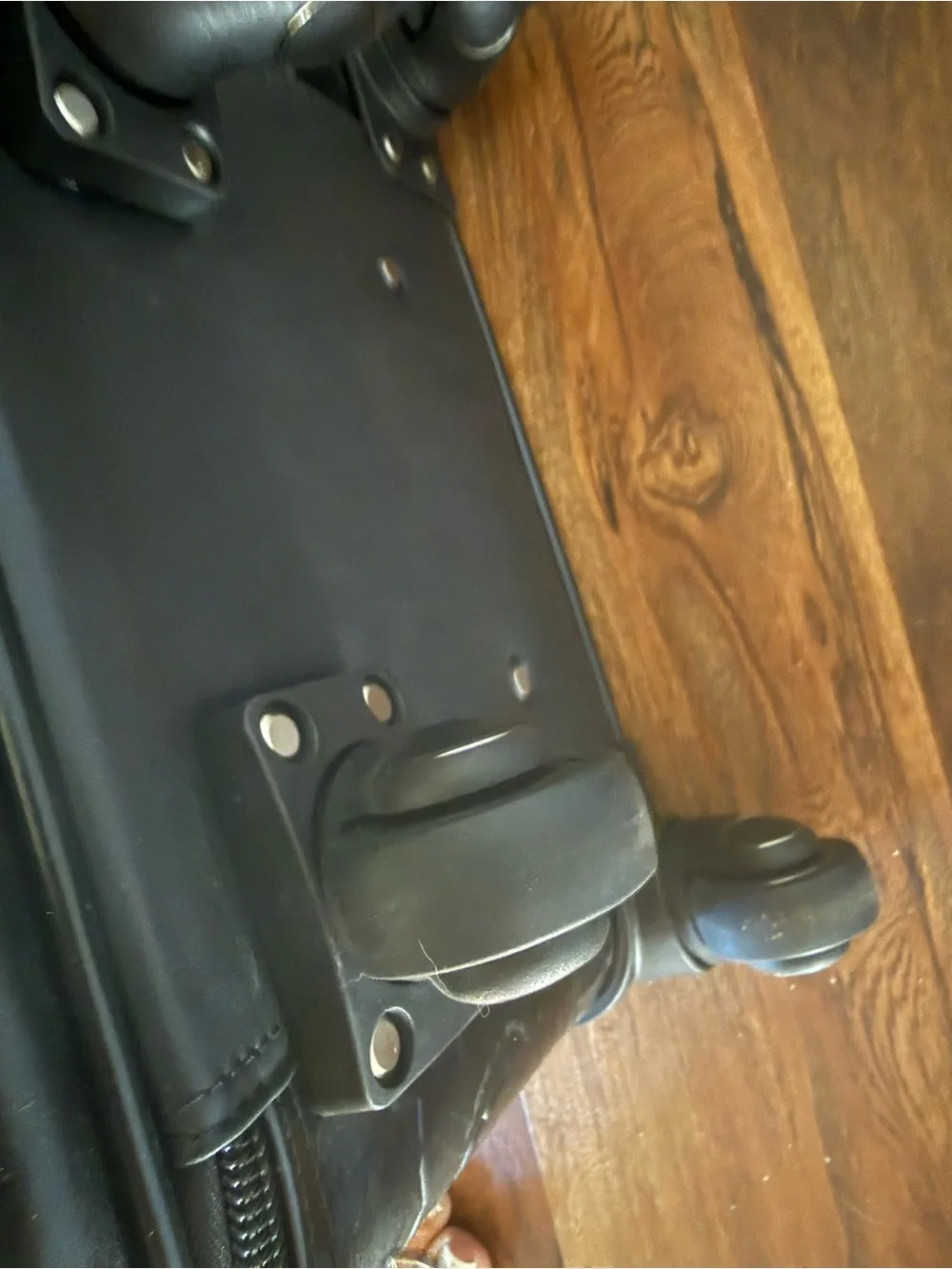 Patricia Nash Black Embossed Floral Carry-On